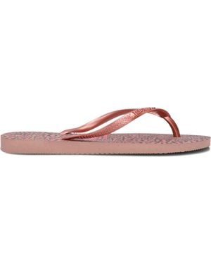Havaianas Zehentrenner Slim Animals Mädchen - Schwarz