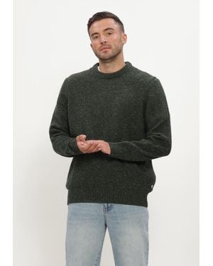 J.C. RAGS Herren Pullover & Cardigans Crew-Neck Sweater Bud - Grün