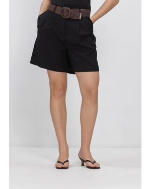 WITHBLACK Damen Hosen Wblmaritsa Hw Tailored Shorts - Schwarz