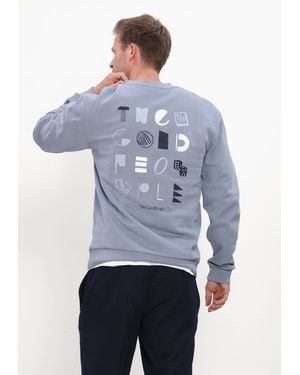 The Goodpeople Herren Pullover & Cardigans Lax - Blau