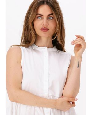 Levete Room Bluse Isla Solid 51 Top Damen - Weiß