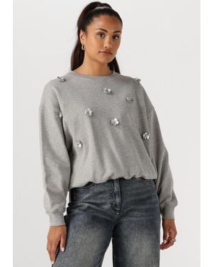 Nukus Damen Pullover & Cardigans Beatriz Pullover Flower - Grau