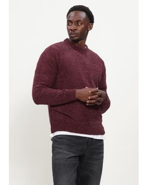 Anerkjendt Herren Pullover & Cardigans Aksune Chenille Knit - Rot