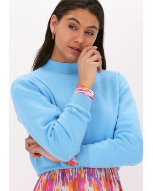 Minus Pullover Jose Knit Turtleneck Damen - Blau
