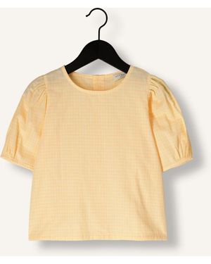 Petit Blush Mädchen Tops & T-Shirts Puff Sleeve Blouse - Natur
