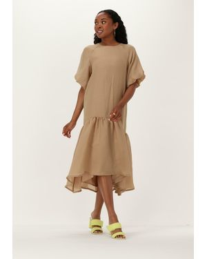 Bruuns Bazaar Midikleid Zara Luca Dress - Natur