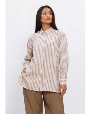 Bruuns Bazaar Damen Blusen Arengabbyina Shirt - Natur