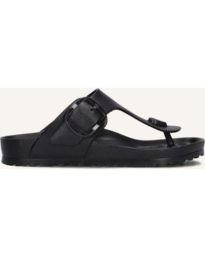 Birkenstock Damen Pantoletten Gizeh Big Buckle Eva - Schwarz