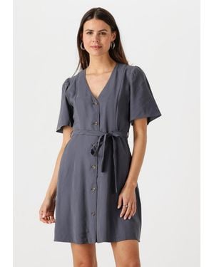 Modström Damen Kleider Fanyamd Flare Dress - Blau