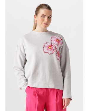 Pom Damen Pullover & Cardigans Floral Melange - Grau