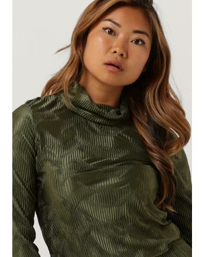 Another Label Charlot Top L/S Damen - Grün