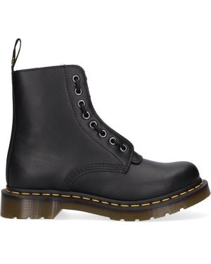 Dr. Martens Schnürboots 1460 Pascal Front Zip - Schwarz