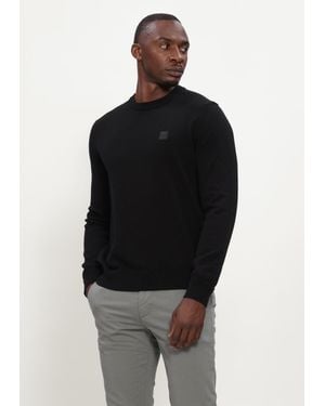 BOSS Herren Pullover & Cardigans Kanovano_S - Schwarz