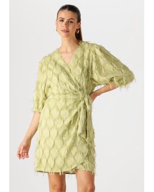 Aaiko Damen Kleider Florica Fringe Pes 482 - Grün