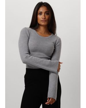 Modström Damen Tops & T-Shirts Hirokimd O-Neck - Grau