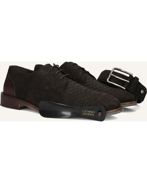 Stefano Lauran Herren Business Schuhe Art-Msh010086 - Schwarz