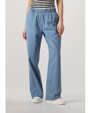Minus Damen Jeans Bora Mid Waist Pant - Blau