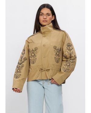 Antik Batik Damen Jacken Maria Jacket - Natur