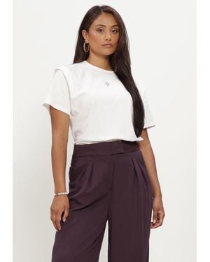 Aaiko Damen Tops & T-Shirts Romee Co 177 - Weiß
