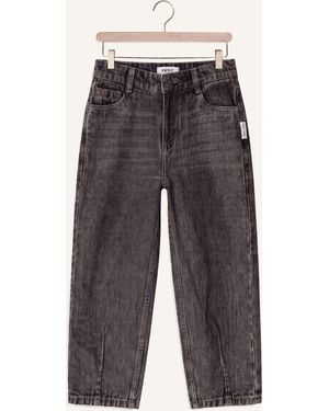 Petit Blush Mädchen Jeans Ballon Fit Jeans - Grau