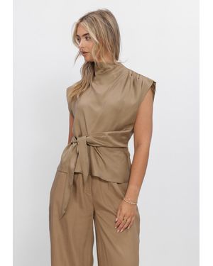 Ibana Damen Tops & T-Shirts Tavir - Natur