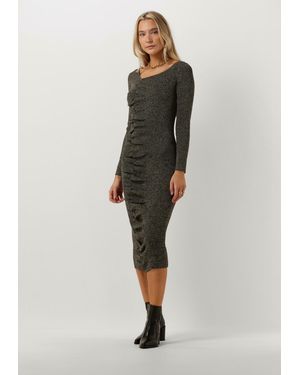 Notes Du Nord Midikleid Icon Knitted Dress - Grau