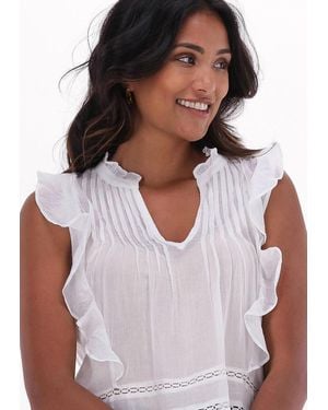 Neo Noir Top Juliette S Voile Top - Weiß