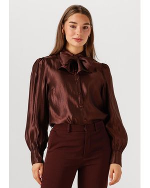 Aaiko Damen Blusen Veronne Tie Shimm Ray 517 2 - Braun