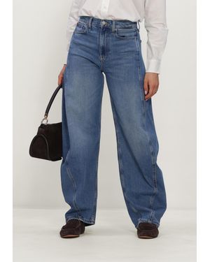 Tommy Hilfiger Damen Jeans Ella High Rise Barrel Bj0133 - Blau