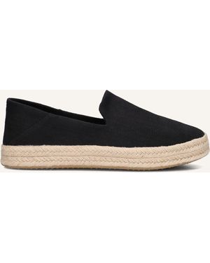 TOMS Damen Espadrilles Carolina - Schwarz