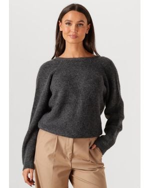Second Female Damen Pullover & Cardigans Flare Knit - Grau