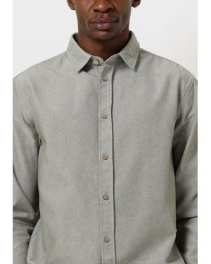 Anerkjendt Casual-Oberhemd Aklouis L/S Linen Shirt Herren - Grau
