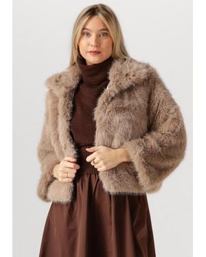 My Essential Wardrobe Damen Jacken Alexamw Fur Jacket - Braun
