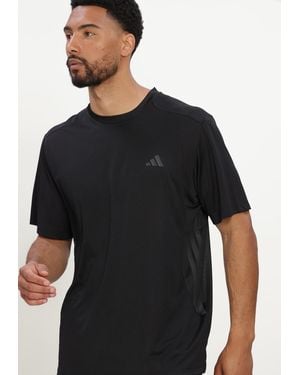 adidas Herren Polos & T-Shirts Techess 3S Tee - Schwarz