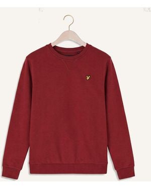 Lyle & Scott Jungen Pullover & Cardigans Crew Neck Sweatshirt - Rot