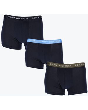 Tommy Hilfiger Boxershort 3P Truk Wb Herren - Blau
