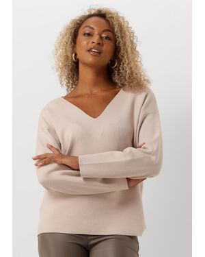 Object Damen Pullover & Cardigans Objreynard V-Neck Pullover - Natur