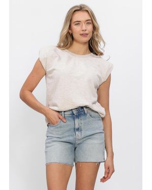 Minus Damen Pullover & Cardigans Msmidea Sweat - Weiß