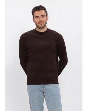 Dstrezzed Herren Pullover & Cardigans Ds_Oscar Rib Mockneck - Mehrfarbig