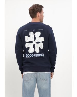 The Goodpeople Herren Pullover & Cardigans Lito - Blau