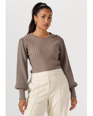 Nukus Damen Tops & T-Shirts Mulberry Pullover Lurex - Natur