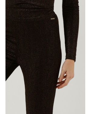 Colourful Rebel Schlaghose Jolie Stripe Flare Pants - Schwarz