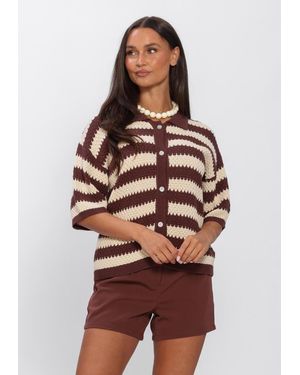 Ydence Damen Tops & T-Shirts Knitted Top Janouk - Mehrfarbig