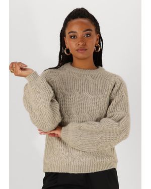 Y.A.S Damen Pullover & Cardigans Yasbola Ls Knit Pullover - Natur