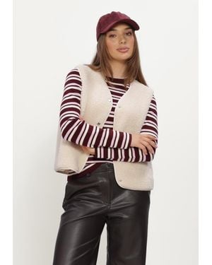 Object Damen Blazers Objella Waistcoat Noos - Natur