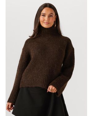 Selected Women Damen Pullover & Cardigans Slfgabriella Ls Knit High Neck - Schwarz