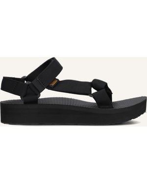Teva Damen Sandalen W Midform Universal - Schwarz