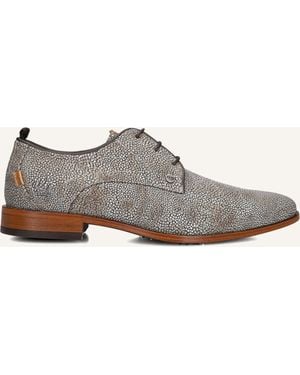 Rehab Herren Business Schuhe Greg Pebble - Schwarz