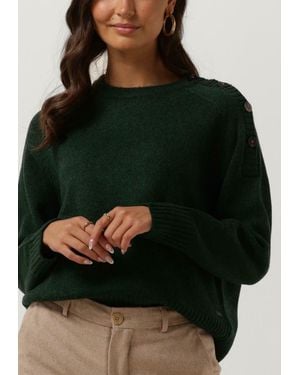 Scotch & Soda Pullover Relaxed Fit Pullover With Button Detail - Schwarz