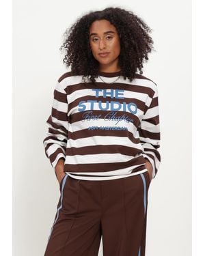 Pom Damen Tops & T-Shirts Joy Striped - Mehrfarbig